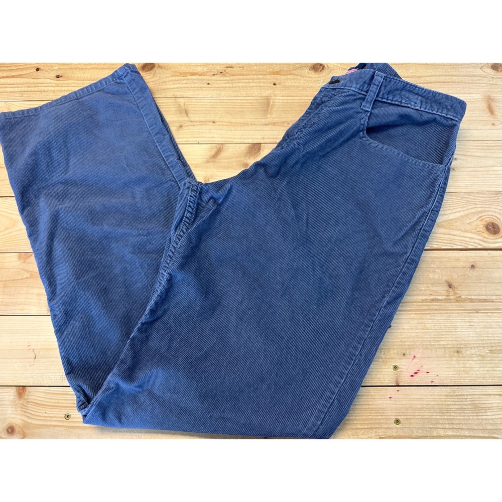 Vineyard Vines Mens Blue Corduroy‎ Pants Straight Leg 34x34